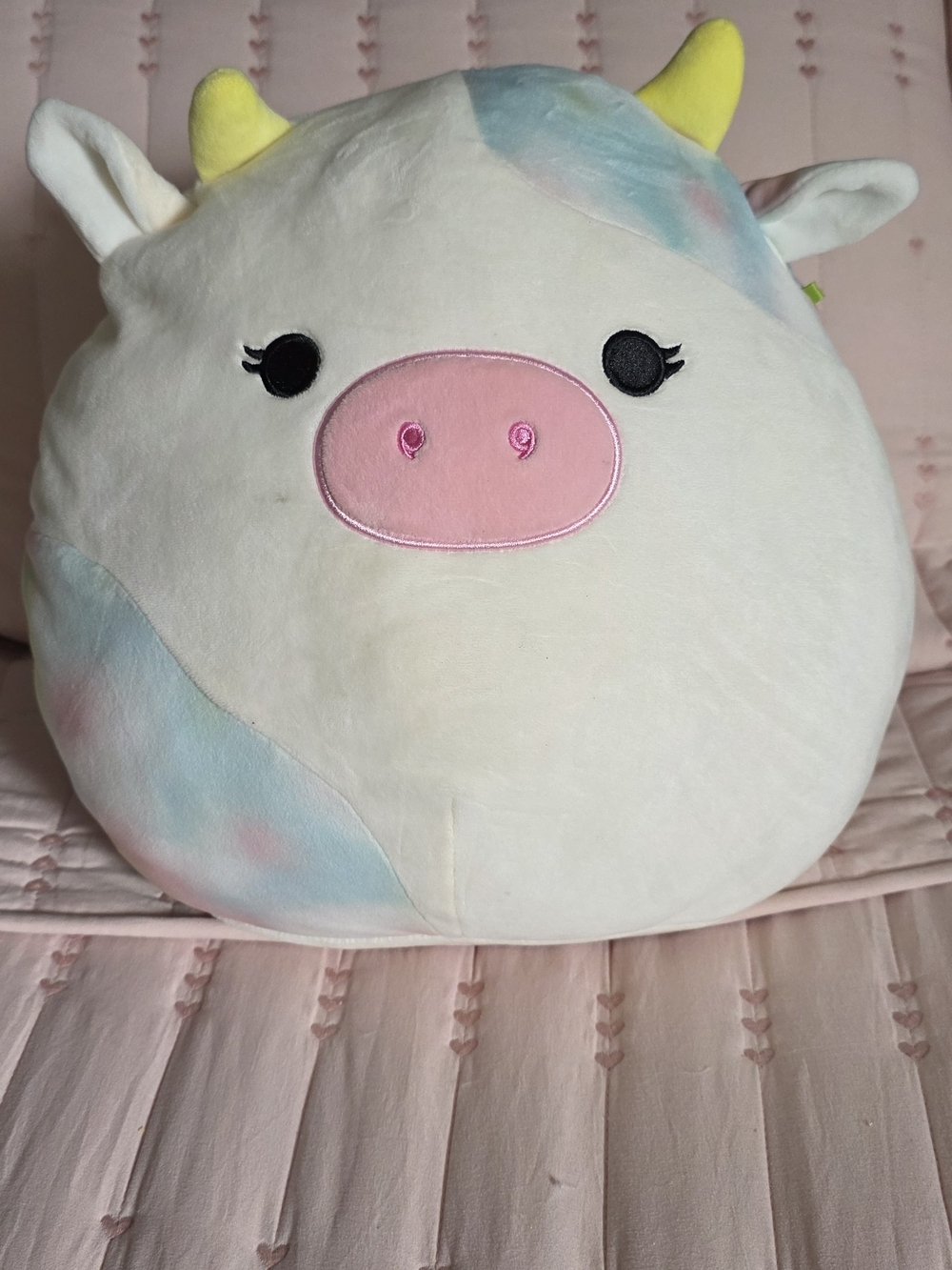 Pastel Rainbow/Tie Dye Cow Squishmallow
